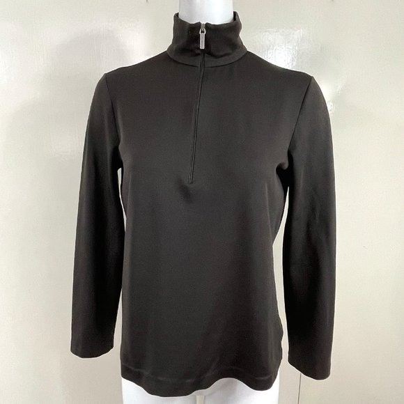 Auc Max Mara Quarter-Zip Pullover Athletic Top - Picture 5 of 12